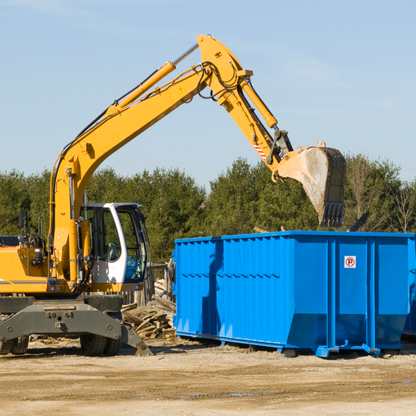 can i choose the location where the residential dumpster will be placed in Newfoundland